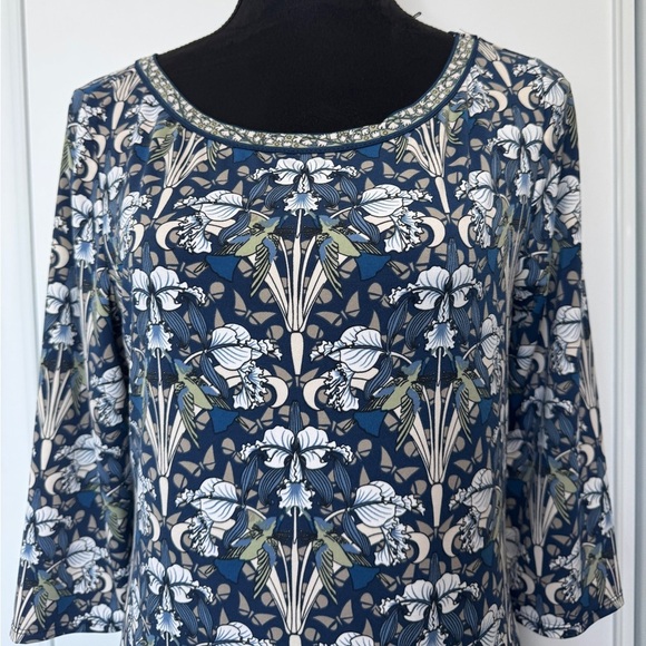 💎 Max Studio Floral Dress Navy - Picture 3 of 10